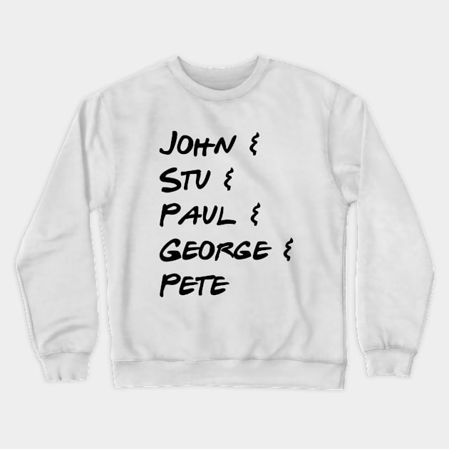 The Silver Beatles Crewneck Sweatshirt by Vandalay Industries